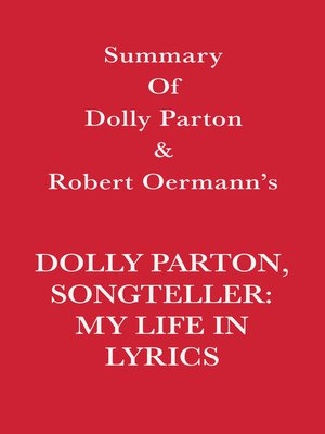 cover image of Summary of Dolly Parton and Robert Oermann's Dolly Parton, Songteller